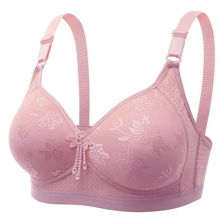 

Mrat Seamless Bras Push Up Women Lace Push Up Bra Ladies Solid Color Comfortable Bra Underwear No Rims Lace Bras Women Wirefree Seamless Bra Lace Bra Pack