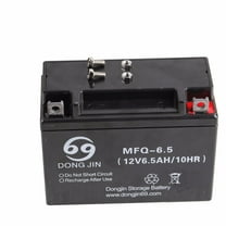 MFQ-6.5 12V 6.5AH Motorcycle Battery for Scooter Go Kart ATV Quad Buggy Pit Dirt Bike 50cc 70cc 110cc 110cc 125cc 4 Wheeler Motorcycle Taotao Coolster Kazuma Roketa 50CCA