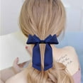 thumbnail image 3 of Cravate à Double Couche Ruban Bande de Cheveux Porte-Queue de Cheval Accessoire de Cheveux pour les Filles, 3 of 10
