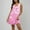 Hot Pink, variant on QUNYINEY Floral Women's Dresses Sleeveless Casual A-Line Dress Flowy Crew Neck with Pockets Mini Sundress
