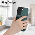thumbnail image 2 of Allytechgroup Samsung Galaxy S21 FE Case with Cards Holder, Crossbody Shoulder Strap Ring Holder Kicsktand Bumper Shockproof Slim Fit Wallet Case Cover for Samsung Galaxy S21 FE, Green, 2 of 6