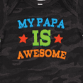 thumbnail image 4 of Inktastic My Papa is Awesome Boys or Girls Baby Bodysuit, 4 of 5