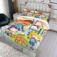 thumbnail image 3 of Todos Crecidos Conjunto de sábanas temático, trío de piezas, cómodo y amigable con la piel, diseño único, regalo de decoración para el hogar para familiares, amigos y fans,140cm *210cm, 3 of 6