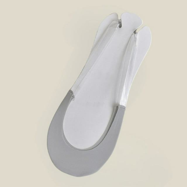 Socks Slippers Comfortable Toe Topper Low Cut Liner Half Toe Open Heel Design with Transparent Elastic Band for Everyday Use and Stylish Footwear