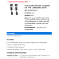 thumbnail image 2 of Front Strut Assembly Kit - Compatible with 1998 - 2004 Cadillac Seville 1999 2000 2001 2002 2003, 2 of 2