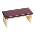 thumbnail image 4 of serony Arm Rest Cushion Waterproof Double-Layer Wood for Nail Tech Use Salon Arm Dark Coffee, 4 of 6