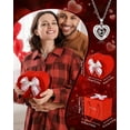 thumbnail image 6 of Preserved Real Rose Box with I Love You Necklace, Eternal Flowers Rose Gifts for Mom Grandma Wife Girlfriend on Mother's Day Birthday Valentine Christmas Anniversary, Romantic Gifts Present for Her, 6 of 8