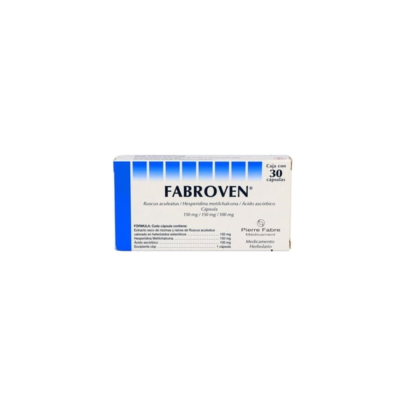 Fabroven 150 mg/150 mg/100 mg 30 cápsulas