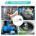 thumbnail image 6 of Uxcell CBB60 Running Capacitor, 15uF 450V 2 Wire Electric Air Compressor Motor Run Starting Capacitor for Washing Machine, Refrigerator, Air Conditioner, White, 6 of 6