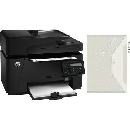 HP Laserjet Pro M127fn Networked Black-and-White All-in-One Monochrome Printer, (CZ181A) With Free File Folders