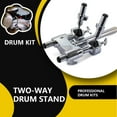thumbnail image 3 of Double Tom-tom Holder Drum Set Dual Stand Bracket Replacement DIY Drummer Musical Instruments Repairing Mount Support Accessory, 3 of 9