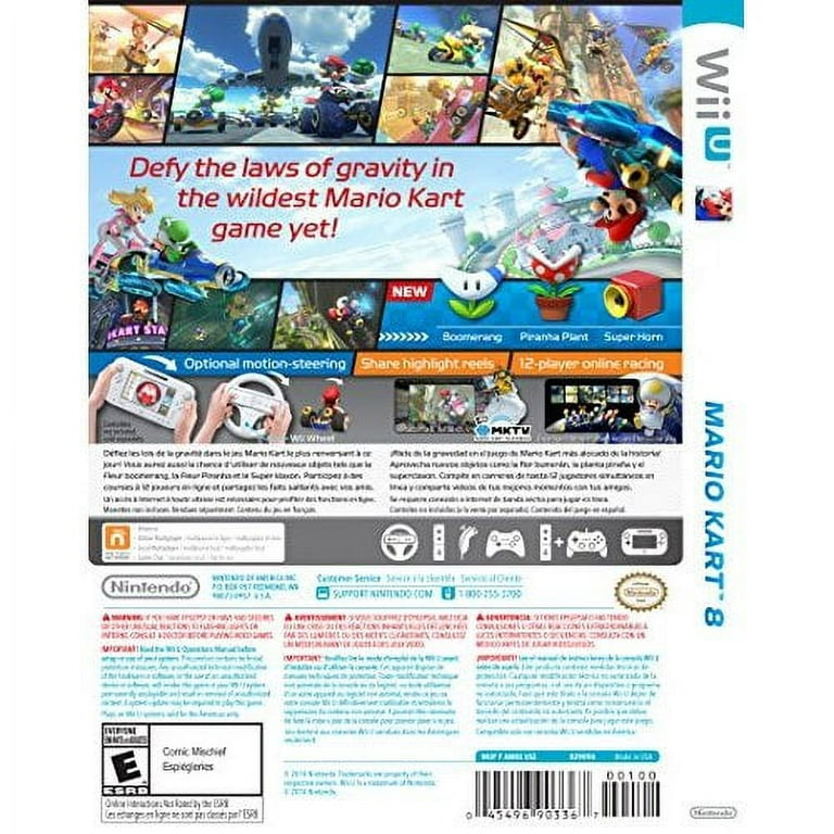 Consola Nintendo Wii U Negra con cables e Incluye Juego Mario Kart 8 de  segunda mano