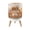 Color 4, variant on Classroom Small Trash Can with Lid Vintage World Map Antique Compass Rose Nautical Style Sepia 1.8 Gallon Dog Proof Trash Can Round Garbage Can Waste Bin Wastebasket for Nursery Back to School Gifts