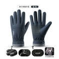 thumbnail image 3 of Qiweii Gants Sans Doigts Doublés de Polaire Imperméables, Mitaines de Protection Chaudes pour Activités Extérieures, 3 of 3