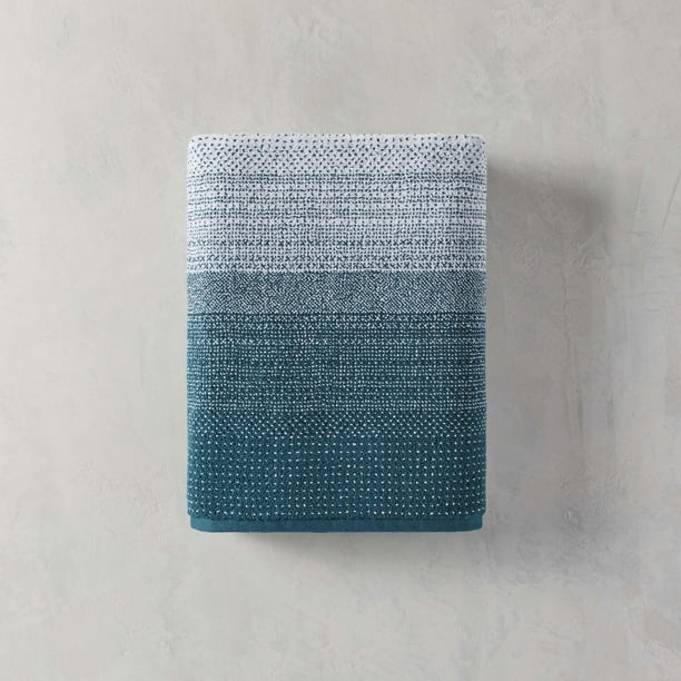 Better Homes & Gardens Signature Soft Heathered Bath Towel, Teal Rain