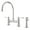 Polished Chrome, variant on Pfister LG31-TDC Port Haven 1.8 GPM Widespread Bridge Kitchen Faucet - Chrome