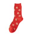 thumbnail image 2 of Bas Roses pour Femmes Automne et Hiver Nouvelle Mode Décontractée Chaussettes de Noël Épaissies à Long Barillet, 2 of 3