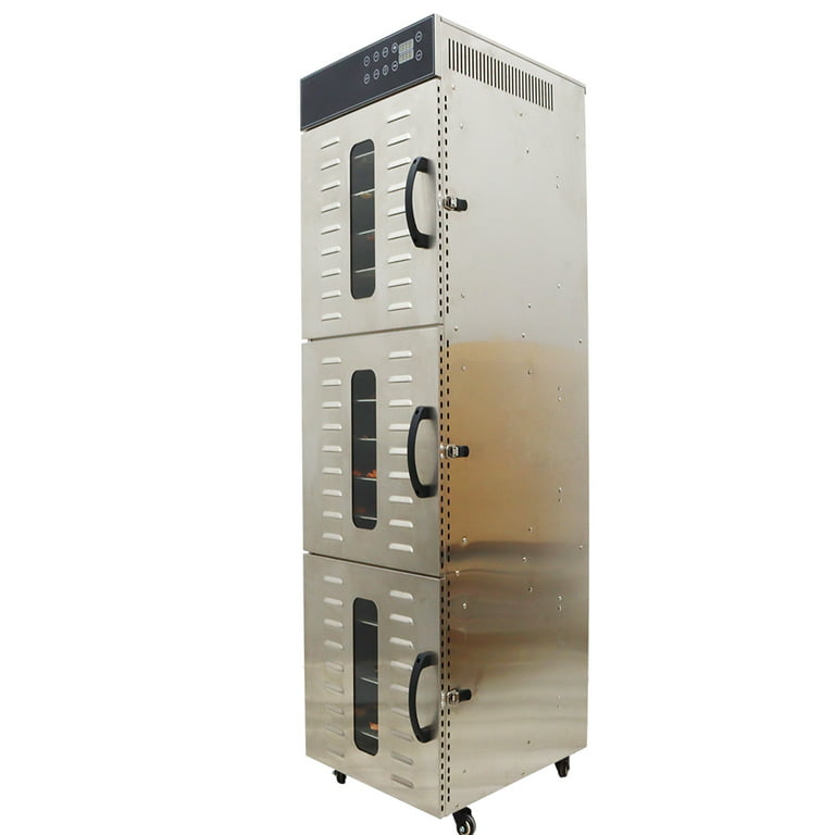Techtongda 36 Layers Fruit & Vegetable Drying Machine Dehydrator Fruit Drying Machine 110V, Size: 17.7, Silver