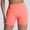 Watermelon Red, variant on Women's High Waisted Workout Shorts Stretchy Athletic Yoga Biker Shorts
