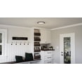 thumbnail image 5 of Quoizel  Outskirts Earth Black 15-inch LED light Flush Mount, 5 of 6