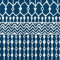 thumbnail image 3 of SAFAVIEH Tulum Glen Moroccan Geometric Area Rug, Navy/Ivory, 10' x 13', 3 of 9