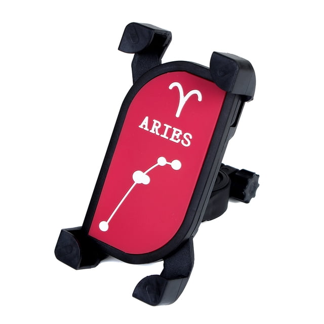 TFixol Customizable Aries Bike Phone Holder with 360° Rotation, Adjustable Cradle for Smartphones up to 6.8", Fits Handlebars 22.8-31.8mm, Durable Plastic Design
