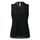 thumbnail image 2 of Playeras,Blusas y Tops,Ropa para Mujer Mujeres Workout Tank Tops Blusa sin mangas informal sin mangas con cuello en V y encaje para mujer (Black, M), 2 of 6