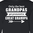 thumbnail image 4 of Inktastic Only the Best Grandpas Get Promoted to Great Grandpa Long Sleeve T-Shirt, 4 of 5