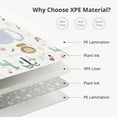 thumbnail image 3 of 79x71 Extra Large Baby Play Mat for Floor, Foldable Foam Playmat for Babies 0-12 Months & Kids, Non-Toxic Waterproof Baby Mat for Floor, Thick Playpen Mat for Tummy Time Crawling, 3 of 9
