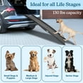 thumbnail image 6 of PETMAKER Nonslip 60-Inch Dog Ramp with Raised Sides - Tri-Fold Pet Ramp, 6 of 9