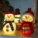 thumbnail image 5 of Decoración de mesa navideña Sancodee Snowman con luces LED, 5 of 7