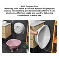 thumbnail image 4 of ASITO DE BAÑO DE ASITO UNISEX PARA REMOJAR HEMORROIDES, FISUAS, CUIDADO POSPARTO, SALIDA DE DRENEJE SELLADA Universal, orifico para Colgar, 4 of 7