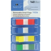 Sparco, SPR19256, Pop-up Removable Small Flags, 140 / Pack, Assorted