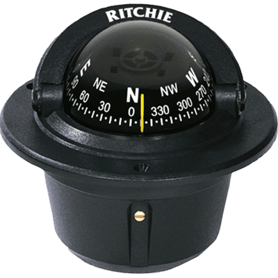 - RITCHIE COMPASSES F-50 Compass, Flush Mount, 2.75