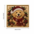thumbnail image 3 of 2026 New DIY Christmas Pearl Painting Art Kit, Relaxing Handmade Beaded Craft, Beginner Friendly Xmas Table & Wall Decoration for Adults(Dog), 3 of 6