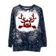 thumbnail image 2 of ICHUANYI Liquidación Moda Navidad Mujeres Imprimir Manga Larga Cómodo Transpirable Camisa Tops ICHUANYI WER202308245544, 2 of 5