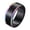 Black Rainbow 8mm, variant on Men's Stainless Steel 8mm Rotatable Black Rainbow Wedding Band Ring High Polish Size 7