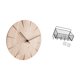 thumbnail image 5 of Reloj de pared redondo,Reloj de pared de madera maciza para decoración de sala de estar,Reloj de pared de madera para dormitorio creativo,Cesta de almacenamiento colgante,Cesta de, 5 of 8