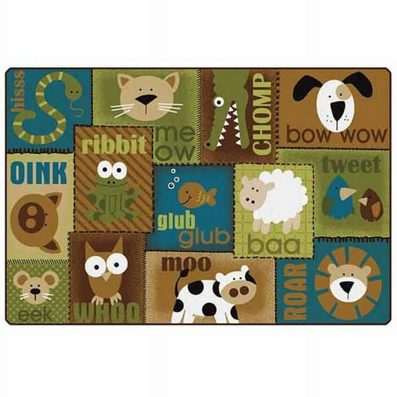 Carpets for Kids 18726 Animal Sounds Nature Rug