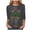 Dark Gray, variant on felwors St Patty's Day Shirt Women 2025 Casual Plus Size 3/4 Sleeve Irish Clover Shirts Funny Saint Patrick's Tunic Tops (Dark Green, L)