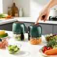 thumbnail image 4 of Electric Cordless Food Chopper 3-Blade Stainless Steel Mincer Portable USB Rechargeable Food Blender Small Wireless Kitchen Food Processor for Meal Prep Garlic Onion Meat Fruit, 4 of 4