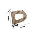 thumbnail image 3 of Funda de asiento de inodoro calefactada por USB - Cojín de felpa controlado por termostato con 5 niveles de calefacción, temporizador y forro polar lavable para comodidad invernal, 3 of 6