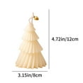 thumbnail image 3 of Mecorevxz Christmas Decorations Christmas Tree Aromatherapy Candle Xmas Tree Shaped Candles Gifts for Home Party Room Table Decorations,Xmas Gifts(White), 3 of 7