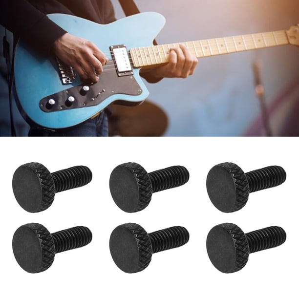 6 uds Tornillos de Afinador Fino para Puente de Trémolo de Guitarra Puente de Trémolo de Hierro Puentes de Tornillo de Bloqueo y Piezas de Puente para Guitarra Eléctrica ANGGREK Otros
