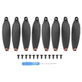thumbnail image 4 of Kearding Hélice de Dron de 8 Uds., repuesto de componentes de hélices de cuadricóptero para X8 MINI con tornillo de montaje naranja Type2 NO2, 4 of 4