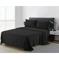 thumbnail image 2 of Luxurious Hotel-quality Bedding Set, Elegant Design Thread Count Microfiber Quick Drying Deep Pocket Sheets, 4-Piece Set Including Fitted Sheet, Flat Sheet, And 2 Pillowcases For, 2 of 5
