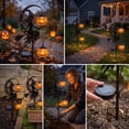 thumbnail image 6 of Solar Witch Garden Stake Light with Pumpkin LED Lanterns,Waterproof Metal Halloween Yard Decor for Outdoor Pathway Display Gift, 6 of 7