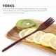thumbnail image 3 of 10 Pcs Wooden Spoons Forks Set Wooden Utensil Set Reusable Natural Wood Set For Cooking Eating, 3 of 5