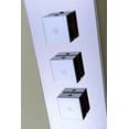 thumbnail image 2 of ANZZI Lann Series 59 in. Wall Mounted Shower Panel Tower in Polished Chrome, 2 of 5