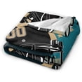 thumbnail image 4 of Custom Football City Jacksonville Blanket Gifts for Men Women Personalized Fans Add Name and Number Throw Blankets, 40" X 50", 4 of 6